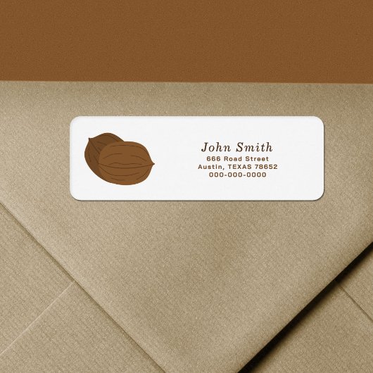 クルミ差出人住所ラベル ラベル