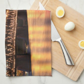 クルミ通りブリッジハリスバーグペンシルバニア キッチンタオル (四つ折り)