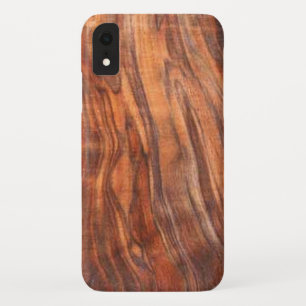 クルミ(木製の穀物) iPhone XRケース