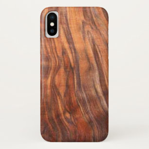 クルミ(木製の穀物) iPhone X ケース