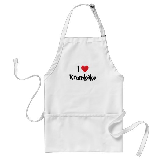 クルムカケエプロン大好き スタンダードエプロン (正面)