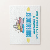 クルユーモアのあるーズ船 ジグソーパズル (縦)