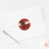 クルーと一緒に。 ラウンドシール (封筒)