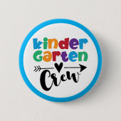 クルーに参加！可愛いカラフル幼稚園キッズ 缶バッジ (正面)
