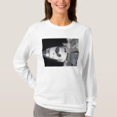 クルーの客室の高い角度のビュー Tシャツ (正面)