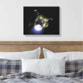 クルーの発破の概念 キャンバスプリント (インサイチュ (寝室))