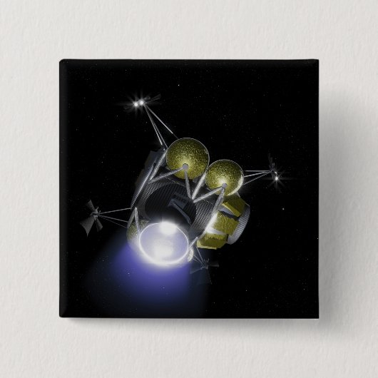 クルーの発破の概念 缶バッジ (正面)