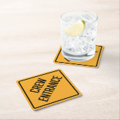 クルーエントランス紙コースター スクエアペーパーコースター (インサイチュ)