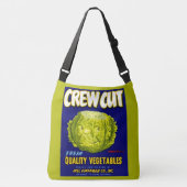 クルーカット野菜箱ラベル クロスボディバッグ (正面)