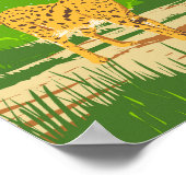 クルーガーナショナルパークセルバルトラベルアートヴィンテージ ポスター (角)