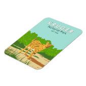 クルーガーナショナルパークセルバルトラベルアートヴィンテージ マグネット (左側)