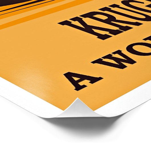 クルーガー国立公園の南アフリカを訪れよう。 ポスター (コーナー)