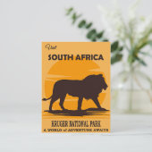 クルーガー国立公園の南アフリカを訪れよう。 ポストカード (スタンド正面)