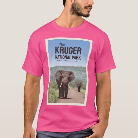 クルーガー国立公園を訪れる Tシャツ (正面)