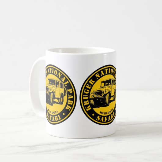 クルーガー国立公園サファリ コーヒーマグカップ (正面左)