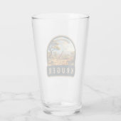 クルーガー国立公園南アフリカ共和国キリンヴィンテージ タンブラーグラス (裏面)