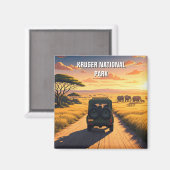 クルーガー国立公園南アフリカ マグネット (正面/裏面)