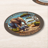 クルーガー国立公園南アフリカ ラウンドペーパーコースター (アングル)