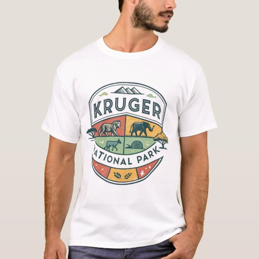 クルーガー国立公園(南アフリカ) Tシャツ (正面)
