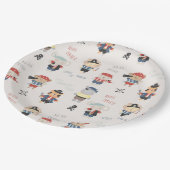 クルーキッズパーティー海賊紙プレート ペーパープレート (アングル)