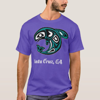 クルーサンタCA先住民アメリカントライバルオルカキラーW Tシャツ