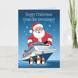 クルーサーズクリスマスクルージングクリスマスホリデークルーズ サンキューカード