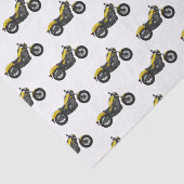 クルーザーのオートバイの漫画イラストレーション 薄葉紙 (詳細)