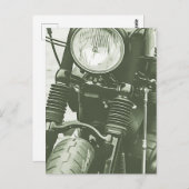 クルーザーのオートバイ写真の前面 ポストカード (正面/裏面)