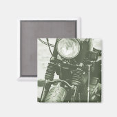 クルーザーのオートバイ写真の前面 マグネット (正面/裏面)