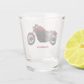 クルーザーカッコいいスタイルバイク ショットグラス (裏面)