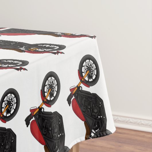 クルーザーカッコいいスタイルバイク テーブルクロス (インサイチュ)