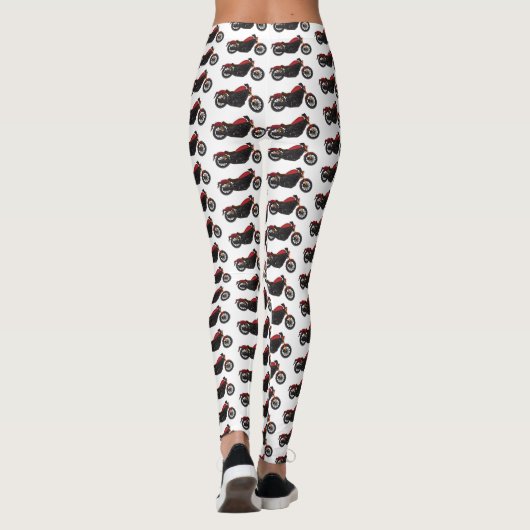 クルーザーカッコいいスタイルバイク レギンス (裏面)