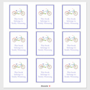 クルーザースバイク蔵書票 シール