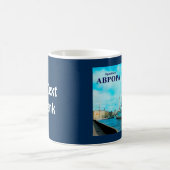 クルーザーロシアのオーロラ コーヒーマグカップ (中央)