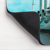 クルーザーロシアのオーロラ マウスパッド (コーナー)