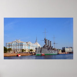 クルーザーロシアの船オーロラ ポスター