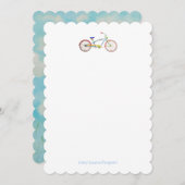 「クルーザー」スカイノートカード付きバイク ノートカード (正面/裏面)