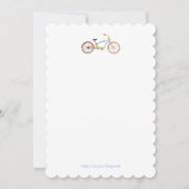 「クルーザー」スカイノートカード付きバイク ノートカード (正面)