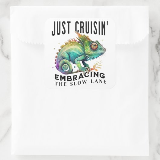 クルーシンのスローレーンの生活 スクエアシール (バッグ)