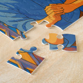 クルーシン夫婦 ジグソーパズル (側面)