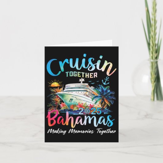 クルーシン・トゥギャザー バハマ 2025 メモリーを作るバハ カード (正面)
