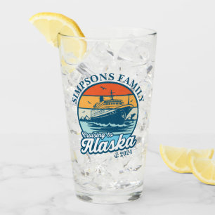 クルージングからアラスカスタムカ州家族マッチンググループ タンブラーグラス
