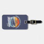 クルージングからアラスカスタムカ州家族マッチンググループ ラゲッジタグ (正面横)