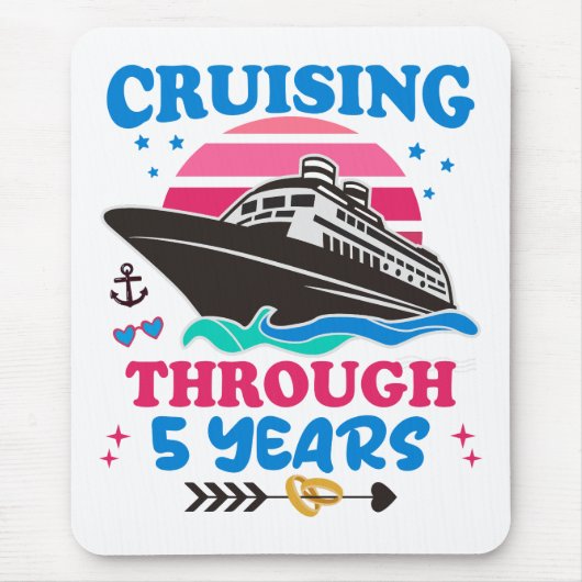 クルージングから5年結婚間 マウスパッド (正面)