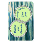 クルージングが一緒に2つのステートルームのドアマーカー マグネット (縦)