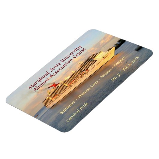 クルージングのナッソーステートルームドアマーカー マグネット (左側)