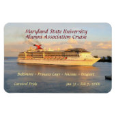 クルージングのナッソーステートルームドアマーカー マグネット (横)