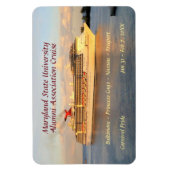 クルージングのナッソーステートルームドアマーカー マグネット (縦)