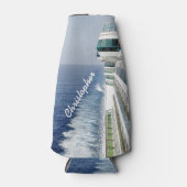 クルージングのバルコニーパーソナライズされた列 ボトルクーラー (正面)