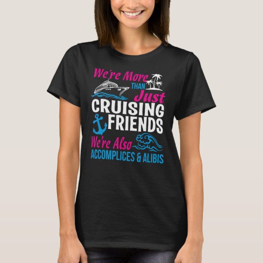 クルージングの友達はクルージングの金より Tシャツ (正面)
